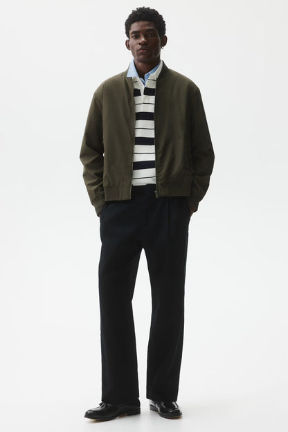 Men's Green Casual Winter Jacket Warm Stylish Everyday Outerwear