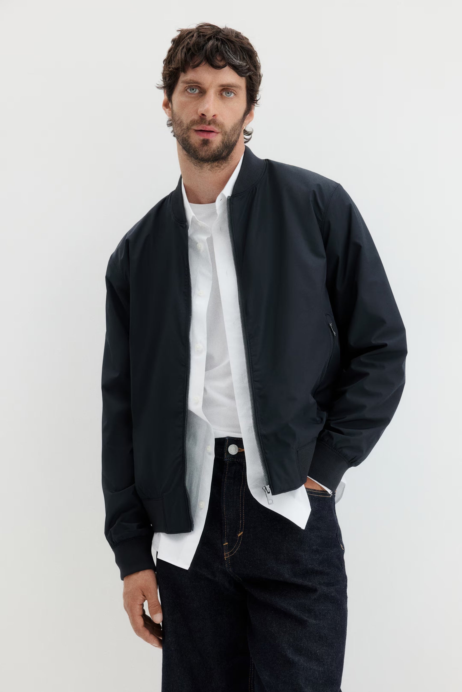 Premium Unisex Wool and Faux Leather Varsity Bomber Jacket