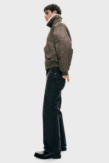 Premium Unisex Wool and Faux Leather Varsity Streetwear Bomber Jacket