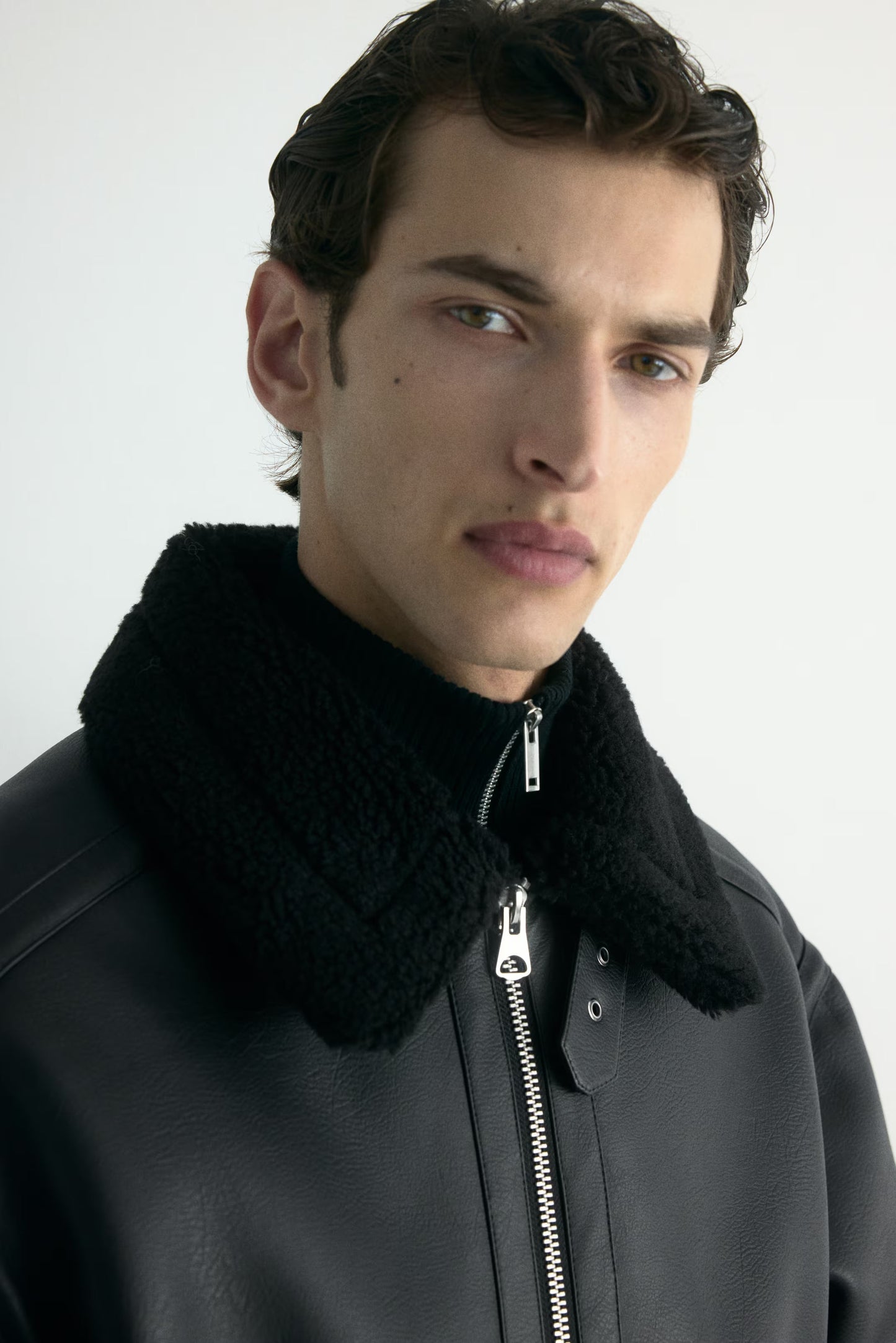 Men's Formal Long Coat Classic Winter Overcoat in Black