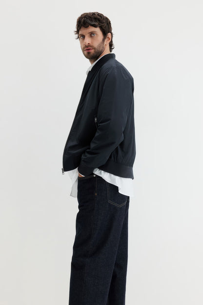 Premium Unisex Wool and Faux Leather Varsity Bomber Jacket